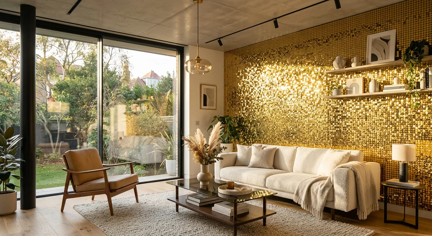 Creating a Sequin Feature Wall: A Step-by-Step Guide
